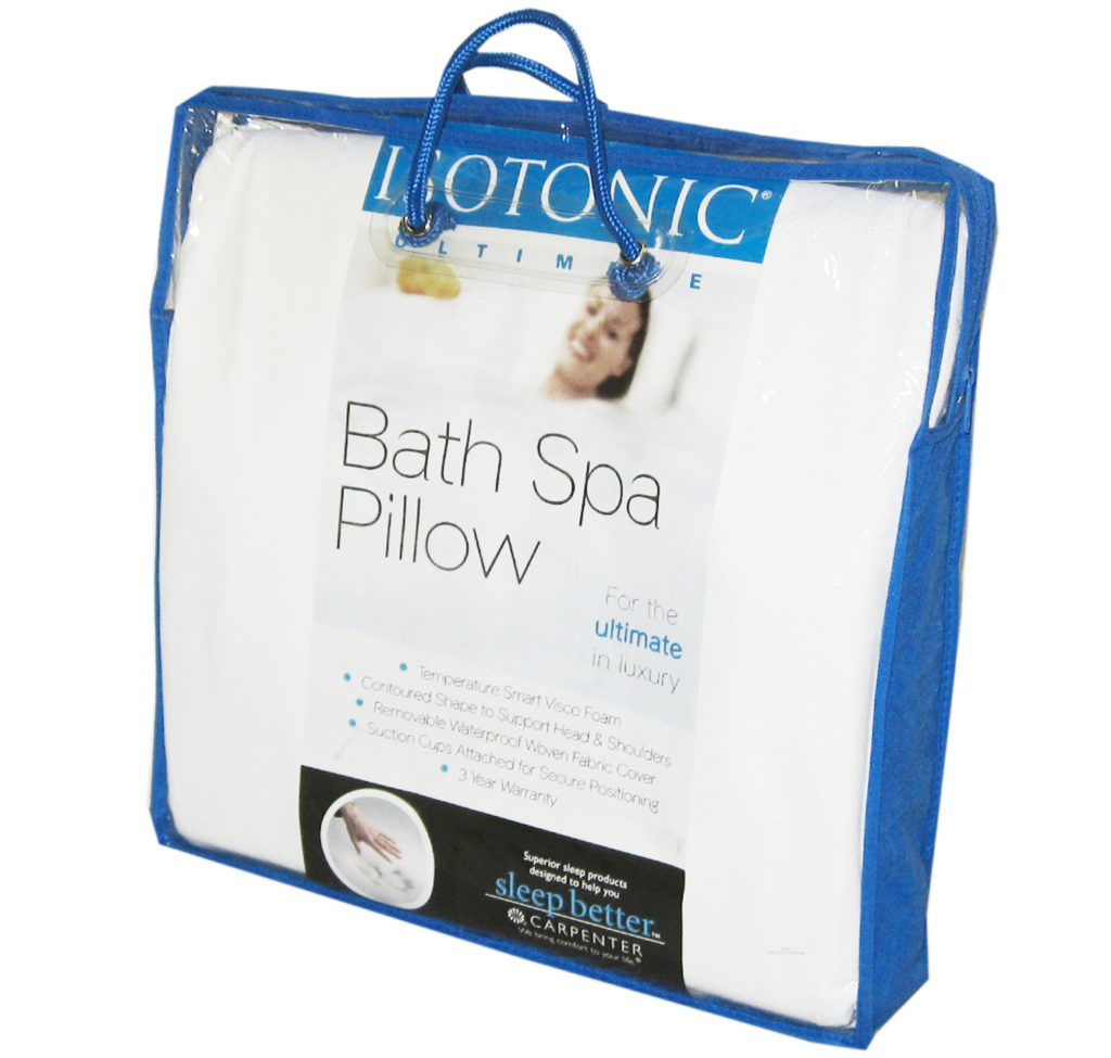 Counter Bath Spa Vinyl Pillow Bag