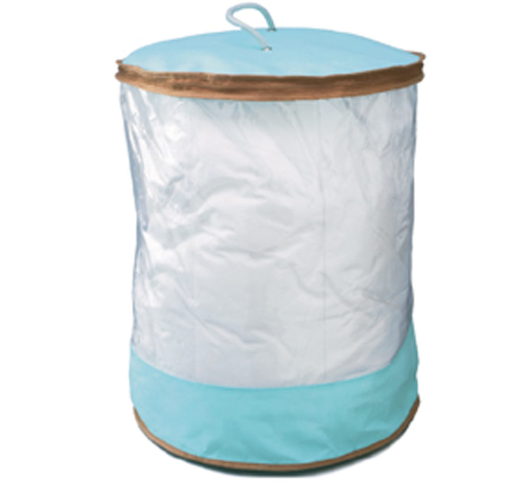 PP Non-Woven Cylinder Vinyl Comforter Bag