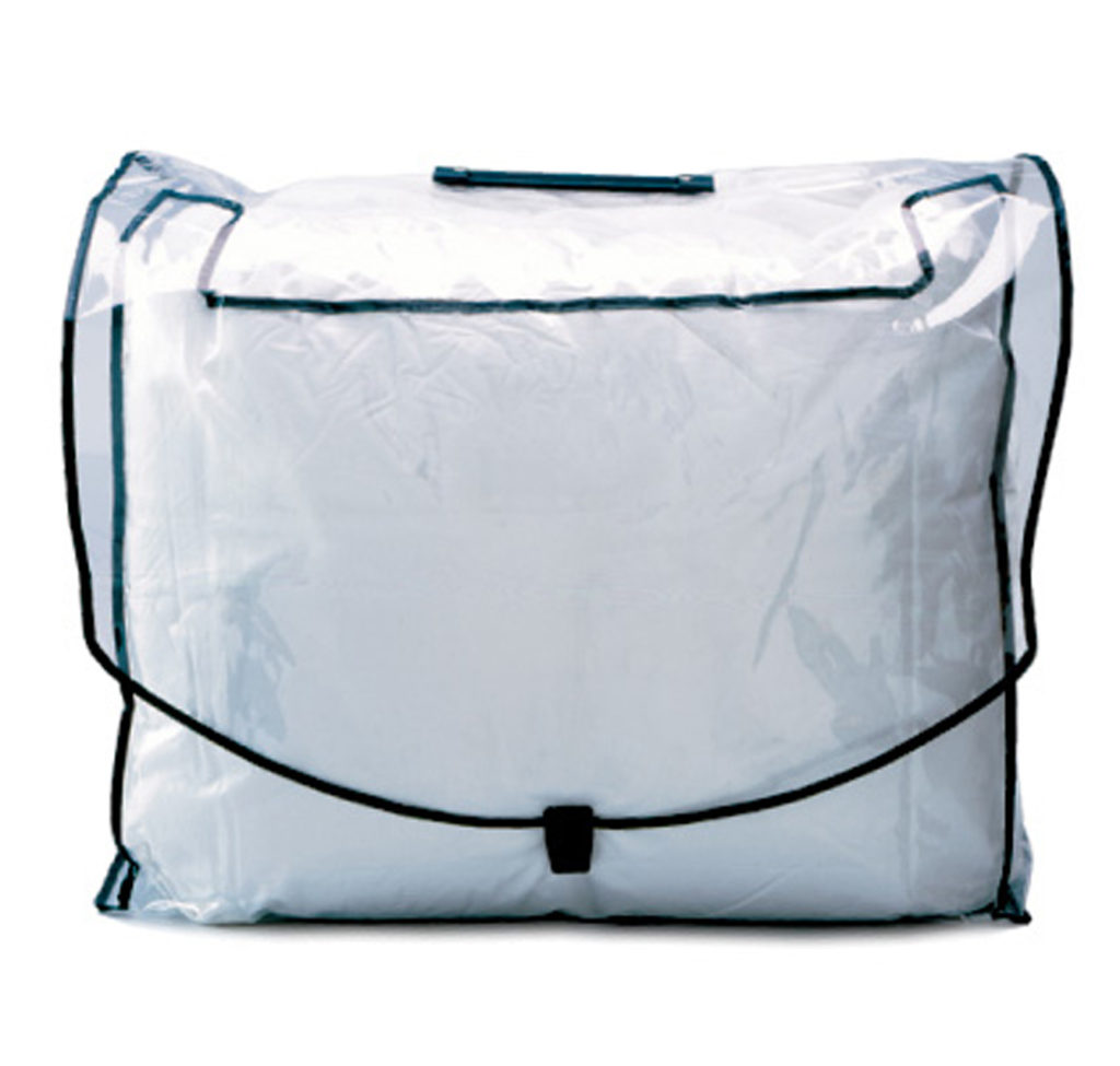 Suitcase Style Vinyl Pillow Bag